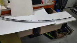 Volkswagen OE 7P6853835 kromilista takapuskuriin