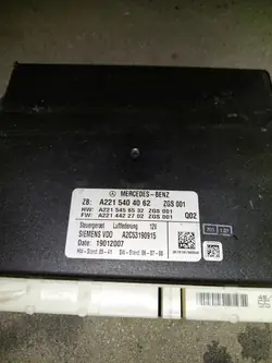 Module de contrôle Airmatic S221 - Pièce OEM d'occasion