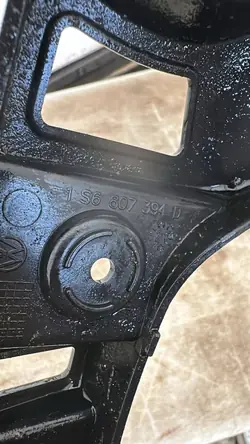 Hintere Stoßstangenschiene Volkswagen Golf VII rechts 1S6807394D