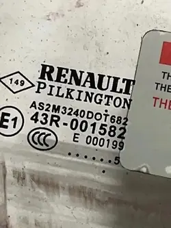Begagnad vänster framruta OEM AS2M3240DOT682