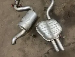 OEM Skoda Octavia II Lift 1.4 TSI Silencieux Arrière & Central