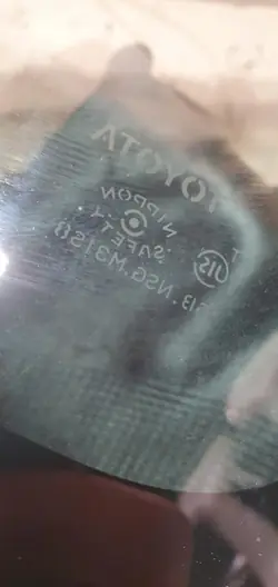 OEM SZYBA KAROSERYJNA PRAWY TYŁ TYLNA TOYOTA PRIUS III