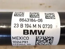 Arbre de transmission avant droit BMW X3 G01 X3M F97 10km