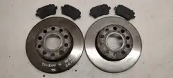 Remschijven 260mm + Blokken Achter VW Touran Golf V