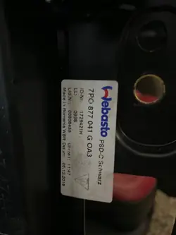Porsche Cayenne II Lift Panoramadak OEM 7p0877041