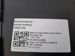 Batería AGM BMW OEM CATPOL 24393 12V 50Ah 570A
