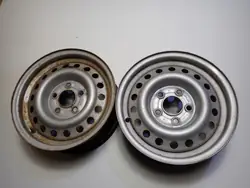 2× Roda de aço HL 5.5" x 14" 5x112 ET 30