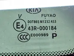 Kia Niro vänster bakruta OEM 87810G5000 Begagnad