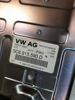 Batería híbrida VW Jetta OEM 5C6915590D - Usada