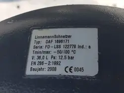 Depósito de aire DAF 1696171 36L - Pieza OEM usada