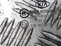 Kia Soul dörrglas OEM 43R000381 - Begagnad
