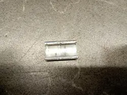 Connecteur joint vitre chromé avant OEM Mercedes W123