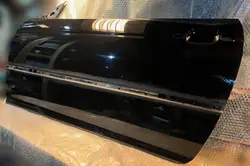 BMW E46 Coupe Cabrio Linke Vordertür SCHWARZ II 668