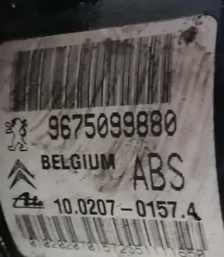 Pompe ABS Peugeot 207 OEM 9675099880