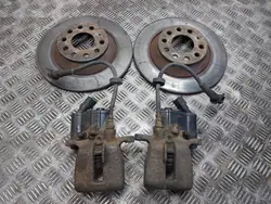 OEM TARCZE HAMULCOWE TYŁ + ZACISKI AUDI A6 C6 Bremsensatz