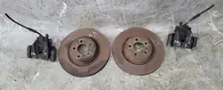 OEM TARCZE ZACISKI TYŁ TYLNE KOMPLET BMW F01 F02 F04 370mm 44/24