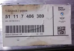 OEM 7406389 MINI Montage Poutre Zone Écrasement Gauche