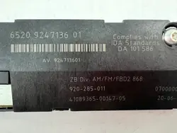 BMW 5 GT F07 Diversity Antennförstärkare OEM 9247136