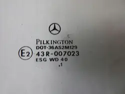 Vidro da porta dianteira direita Mercedes-Benz SLK R170 DOT36AS2M129