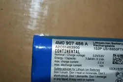 Batería Porsche OEM 4M0907486A 2Ah Usada