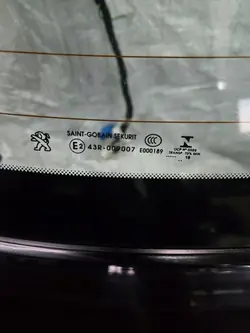 Vitre de coffre arrière OEM pour Peugeot 508 II Berline '19