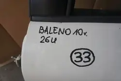 SUZUKI BALENO FE Porte Arrière Gauche 26U Blanc 2019 OEM