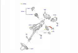 Columna de dirección Ford Mondeo MK4 OEM 2007-2014