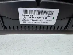 Panneau climatisation Mercedes C W203 OEM A2038304285