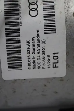 Audi A8 4H D4 Amortecedor Pneumático Dianteiro Direito OEM 4H0616039AK