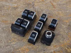 AUDI A4 B8 8K Raamknoppen Set OEM