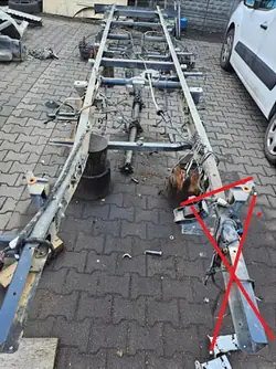 Châssis IVECO DAILY RAMA 5,6m - Pièce d'origine