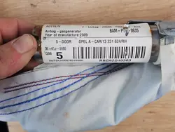 OEM 13231624 Höger Airbaggardin för Opel Astra H