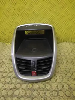 Grelha ventilação central Peugeot 207 OEM 9656992377