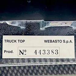 Trappe de toit DAF OEM 2135123 - État utilisé