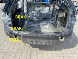 Painel quarto traseiro OEM AUST124012 para Skoda Octavia IV