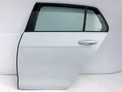 Vänster Bakdörrs Fönster 2016 VW Golf 7 Hatchback LC9A