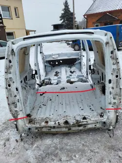 OEM PAS TYŁ TYLNY WANNA Painel Traseiro para Renault Kangoo II Long