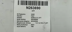 OEM 52078962 52174407 DPF Fiat Doblo II:lle
