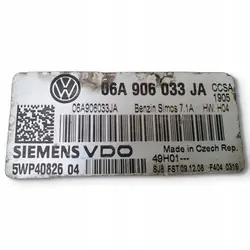 Unidade Controle Motor OEM 06A906033JA para VW Golf V