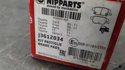 Plaquettes frein arrière OEM J3612034 Toyota Auris/Corolla