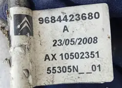 Flexible Hydraulique Arrière Gauche OEM 9684423680 Citroen