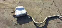 Mittre Avgasljuddämpare OEM 7103482 Opel Vectra C Begagnad