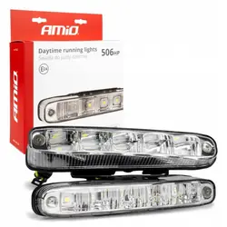 AMiO DRL 506 Tagfahrlicht 12V 24V Aluminiumgehäuse