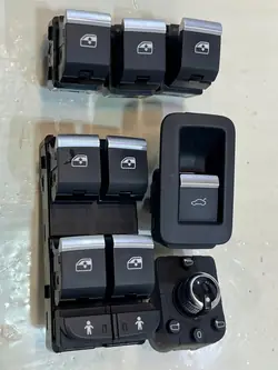 Fensterschalter-Set Audi A4 B9 4M0959851B Chrom