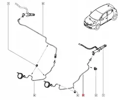 Renault OE 308512132r Flexible d'embrayage - Occasion