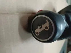 Gear Shift Knob White Jeep Wrangler JL 2D Short