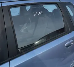 Vänster bakdörrsglas OEM CHEVROLET AVEO I T200 KALOS HB 03-06