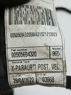 Câble capteur PDC arrière OEM 00505694320 Alfa Romeo