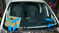 Värmd framruta Ford Ka MK2 OEM ford ka mk2 szyba przednia