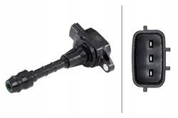 Bobina de ignição Nissan Micra Hella 5DA 358 057-381